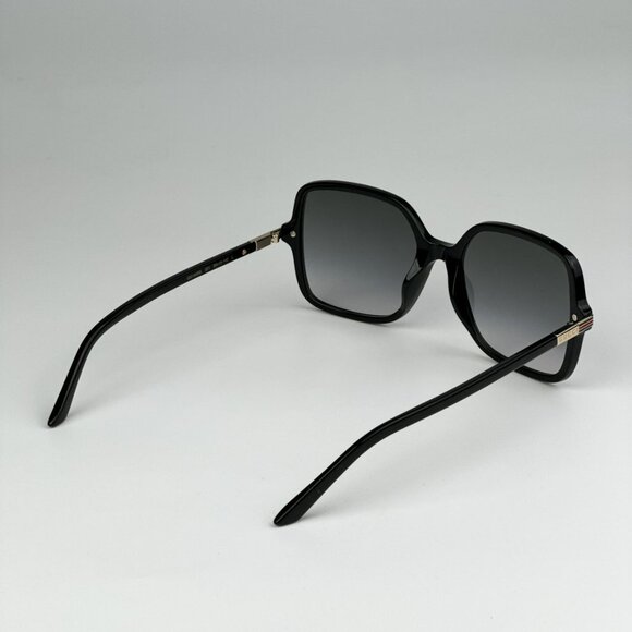 Gucci GG1449S 001 BRAND NEW Sunglasses Black Grey Women Square GG 1449S